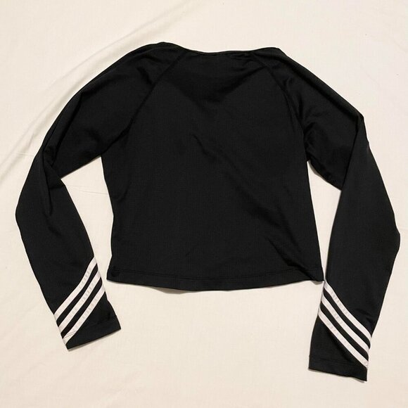 Adidas Shirt Long Sleeve Quarter Zip Youth Kids Size Large - Picture 12 of 16